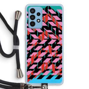 Skew Blush 2: Samsung Galaxy A52 Transparant Hoesje met koord
