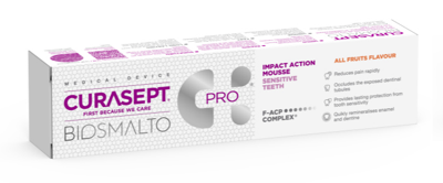 Curasept Biosmalto Pro Impact Action Mousse Sensitive