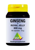 Ginseng + royal jelly 600 mg