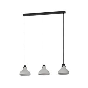 EGLO Matlock hangende plafondverlichting Flexibele montage E27 40 W Zwart, Grijs
