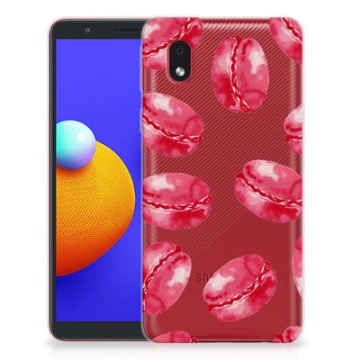 Samsung Galaxy A01 Core | Siliconen Case | Pink Macarons