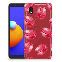 Samsung Galaxy A01 Core | Siliconen Case | Pink Macarons