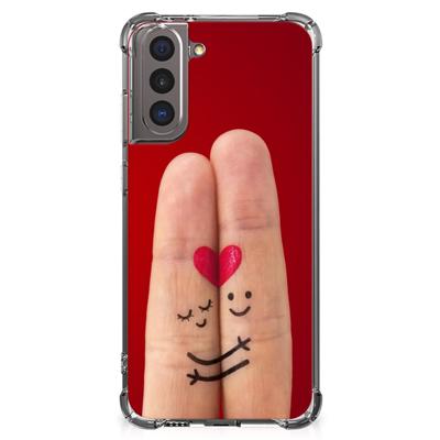 Samsung Galaxy S21 Anti Shock Bumper Case Liefde - Origineel Romantisch Cadeau Samsung Galaxy S21 Anti Shock Bumper Case Liefde - Origineel Romantisch Cadeau
