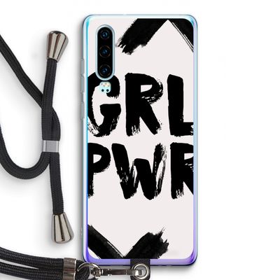 Girl Power #2: Huawei P30 Transparant Hoesje met koord