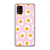 Dancing eggs: Samsung Galaxy A51 5G Transparant Hoesje