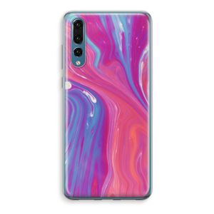 Paarse stroom: Huawei P20 Pro Transparant Hoesje