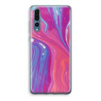 Paarse stroom: Huawei P20 Pro Transparant Hoesje