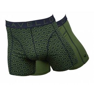 Cavello 2- pack heren boxers Army Green