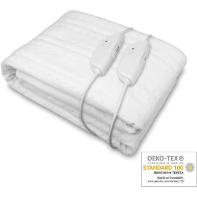 King Size Mezisana verwarmde topmelas - Hu 676 XXL - 2 bedieningselementen, 150 x 160 cm, 4 temperatuurinstellingen, wasbaar