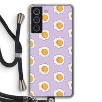 Bacon to my eggs #1: Samsung Galaxy S21 FE Transparant Hoesje met koord