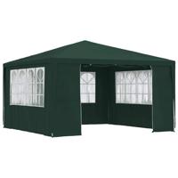 VidaXL Partytent met zijwanden professioneel 90 g/m² 4x4 m groen