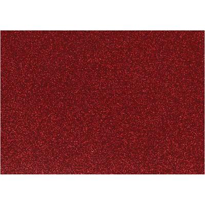 Creativ Company Opstrijkfolie glitter rood, a5