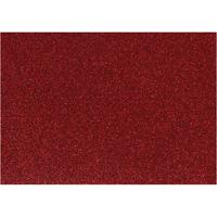 Creativ Company Opstrijkfolie glitter rood, a5