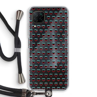 Hartjes: Huawei P40 Lite Transparant Hoesje met koord