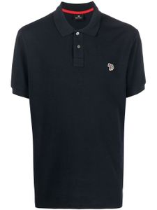 PS Paul Smith polo à motif zèbre - Bleu