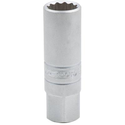 KS Tools 911.3990 3/8 speciale bougiedop, dunwandig, 14 mm