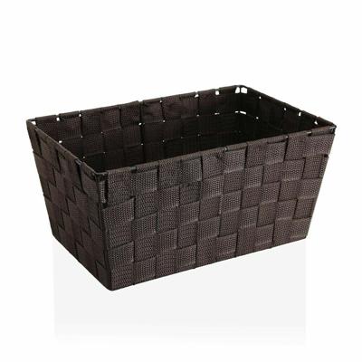 Mand Versa Groot Bruin Textiel (20 x 15 x 30 cm)