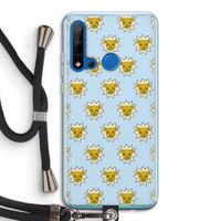 Leeuwenkoppen: Huawei P20 Lite (2019) Transparant Hoesje met koord