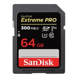 SanDisk 64GB SDXC Extreme Pro UHS-II geheugenkaart