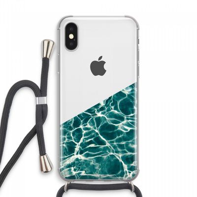 Weerkaatsing water: iPhone XS Max Transparant Hoesje met koord
