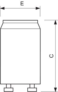 S 10  - Starter for CFL for fluorescent lamp S 10