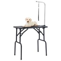 VidaXL Hondentrimtafel verstelbaar met 1 lus
