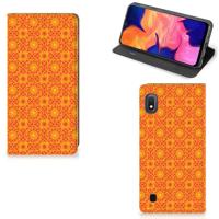 Samsung Galaxy A10 | Hoesje met Magneet | Batik Oranje