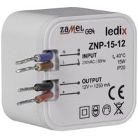 Zamel ZNP-15-12 LED-driver Constante spanning 15 W 1.25 A 12 V/DC Overspanning 1 stuk(s)