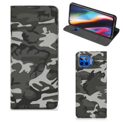 Motorola Moto G 5G Plus | Hoesje met Magneet | Army Light