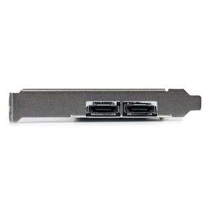 StarTech.com 2-poort PCI Express SATA 6 Gbit/s eSATA Controller Kaart 2x PCI-E SATA III Kaart 2 Intern / 2 Extern