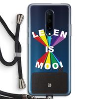 Het Leven Is Mooi: OnePlus 7 Pro Transparant Hoesje met koord