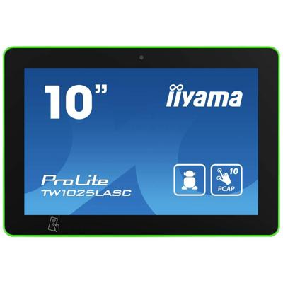 Iiyama ProLite TW1025LASC-B1PNR Touchscreen monitor 25.7 cm (10.1 inch) 1280 x 800 Pixel 16:10 25 ms USB-A 3.2 Gen 1, RJ45, Audio-Line-out IPS LED