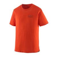 Patagonia Capilene Cool Merino Blend Graphic T-shirt Heren Fitz Roy Strata: Pollinator Orange M