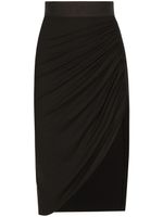 Dolce & Gabbana draped asymmetric miniskirt - Noir - thumbnail