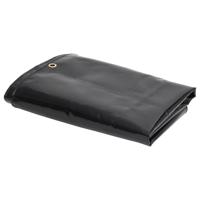 Zeildoek 650 g/m 4x6 m Zwart