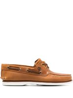 Timberland chaussures bateau en cuir - Marron - thumbnail