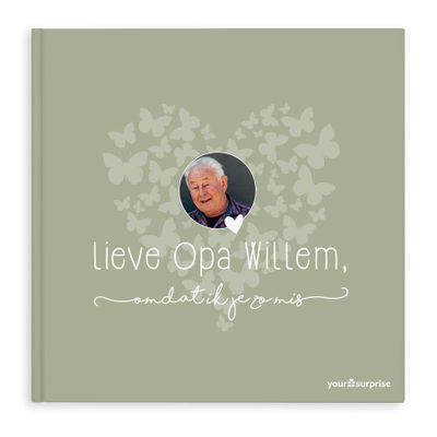 Gepersonaliseerd boek - Lieve Opa, omdat ik je zo mis - Hardcover