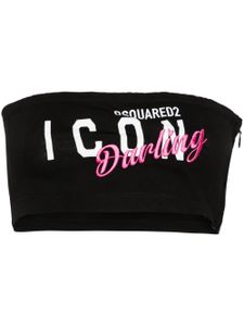 DSQUARED2 débardeur Darling en coton - Noir