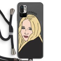 Mary Kate: Xiaomi Redmi Note 10 5G Transparant Hoesje met koord