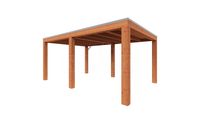 Trendhout Overkapping Palermo XXL 505x380 cm- Plat dak- Hout- Trendhout