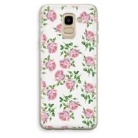 Kleine roosjes: Samsung Galaxy J6 (2018) Transparant Hoesje Kleine roosjes: Samsung Galaxy J6 (2018) Transparant Hoesje