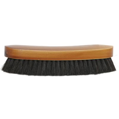Houten kledingborstel met paardenhaar 17 cm