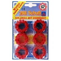 Plaffertjes - 12 schots - 288 schoten - kogels klappertjespistool - speelgoedpistool munitie