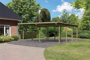 Karibu | Dubbele Carport Eco 2 | Variant A