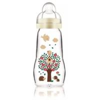 MAM-glazen fles - 260 ml - 0 tot 6 maanden - Speenstroom 2 - Wit MAM-glazen fles - 260 ml - 0 tot 6 maanden - Speenstroom 2 - Wit