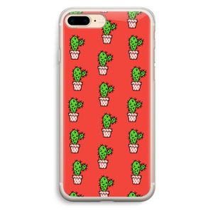 Mini cactus: iPhone 7 Plus Transparant Hoesje