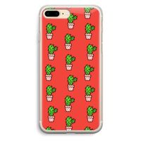 Mini cactus: iPhone 7 Plus Transparant Hoesje
