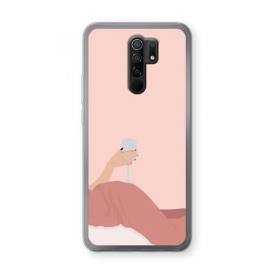 Wine: Xiaomi Redmi 9 Transparant Hoesje