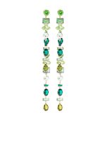 Swarovski Gema crystal-embellished earrings - Or - thumbnail