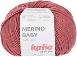 Katia Merino Baby 087 Zalm Rood